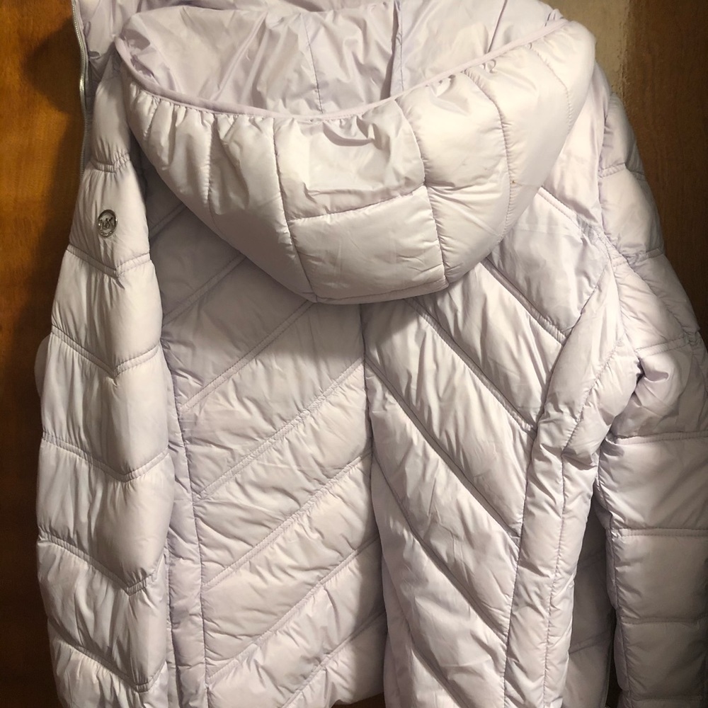 NWT LADIES MICHAEL KORS DOWN JACKET SZ- XL LILAC - Picture 2 of 8